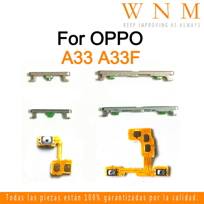 New High Quality For OPPO A33 A33F NEO 7 Power Volume Button Side Key Flex Cable Repair Part Power on / off Switch Button Side Key Volume Up. 