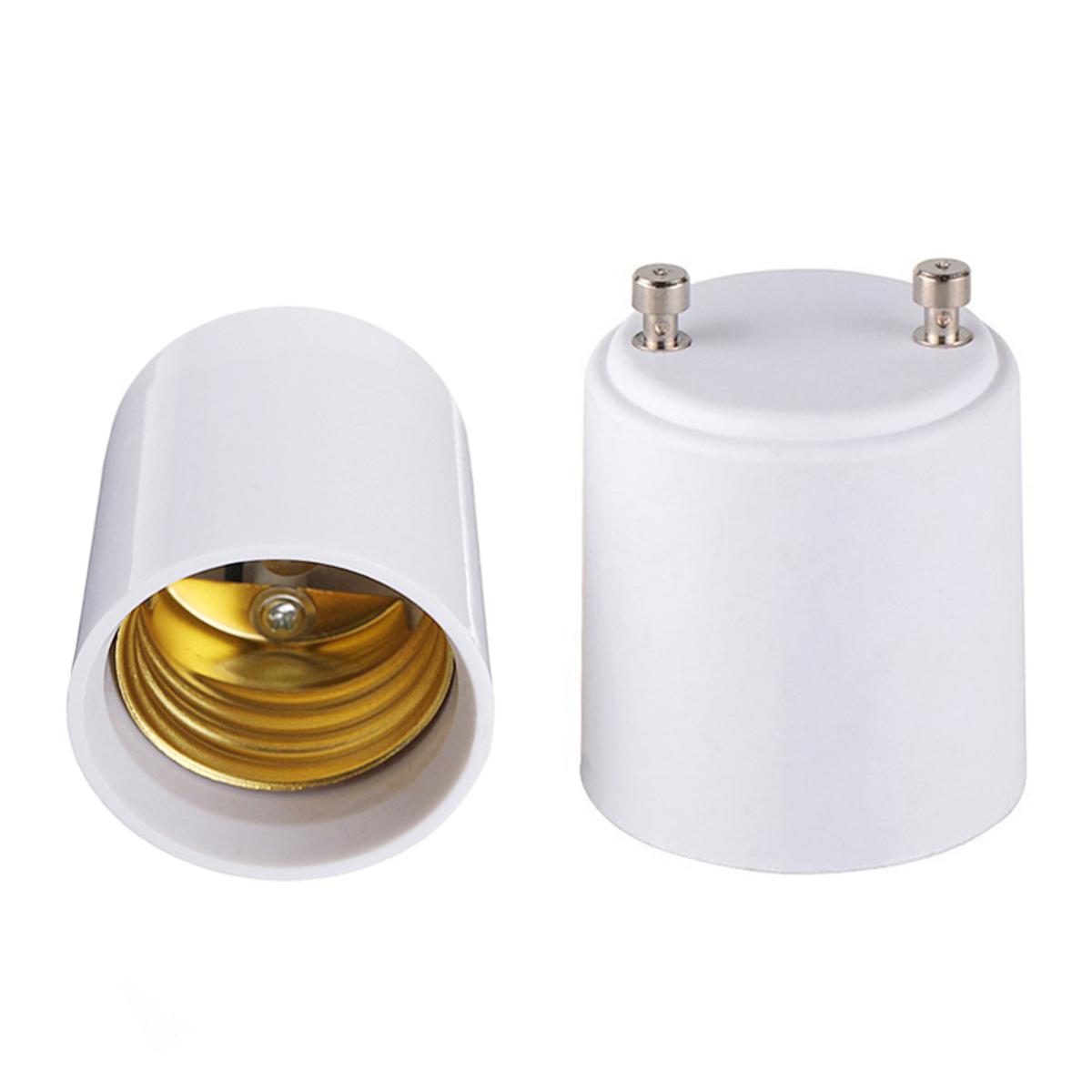 GU24 to E27 White LED Light Lamp Bulb Adapter Holder Socket