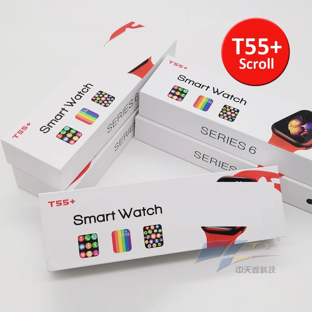 T55 Plus Smartwatch T55 Plus Smart Watch Bluetooth Call. 