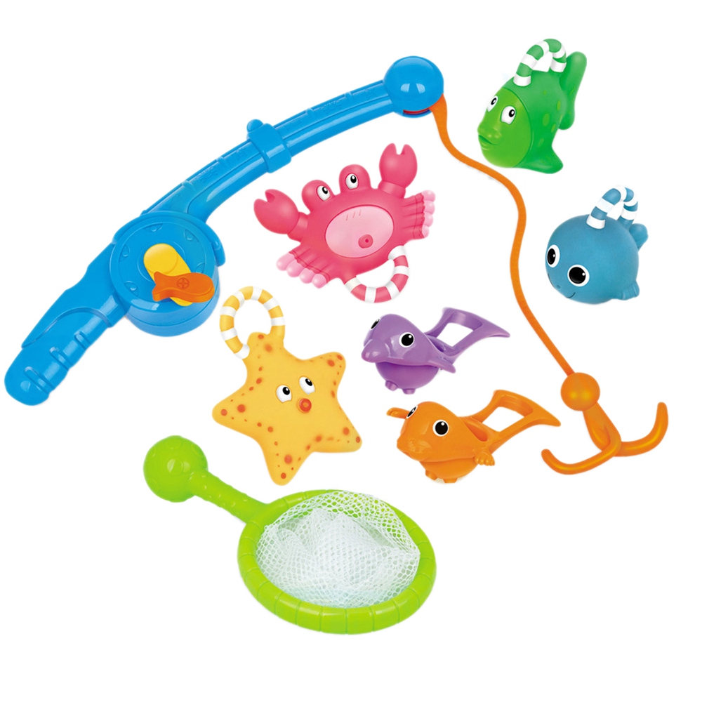 Fishing Toy Rod Net Set Child Model Play Fishing Intellectual Toys