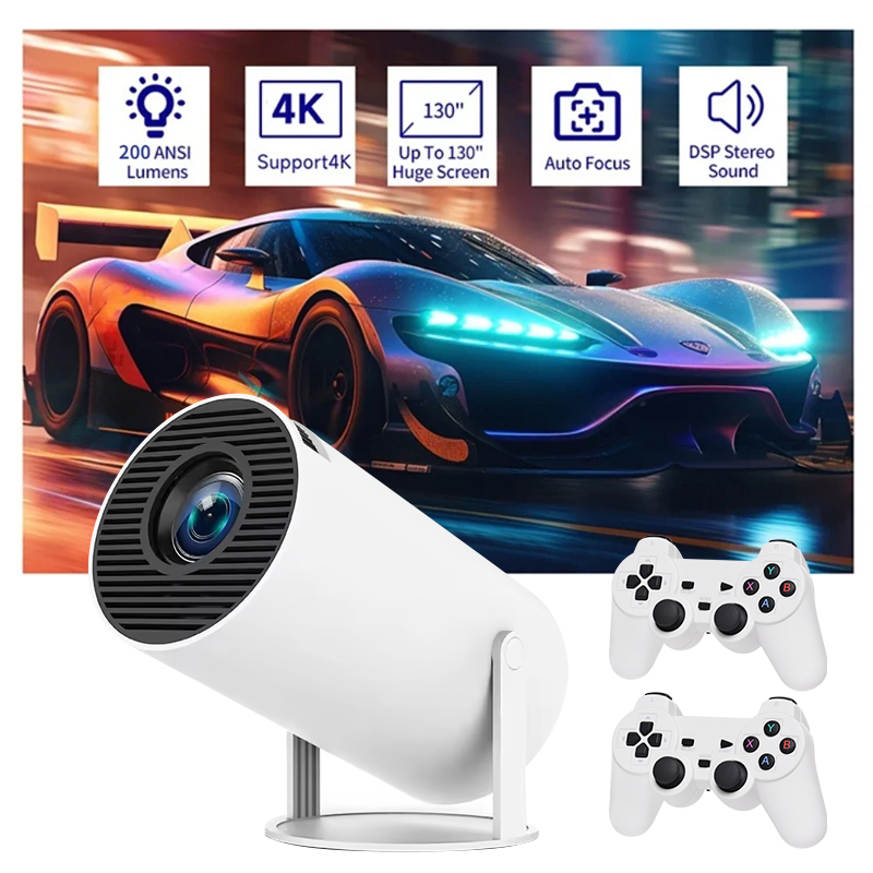 X10 Plus Game Projector Game Console 64gb Portable Projector 4k. 