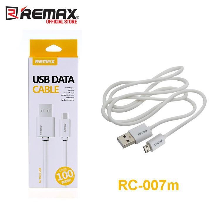Remax RC-007m 0riginal USB Data Cable Fast charging,Fast Sync Support..... 
