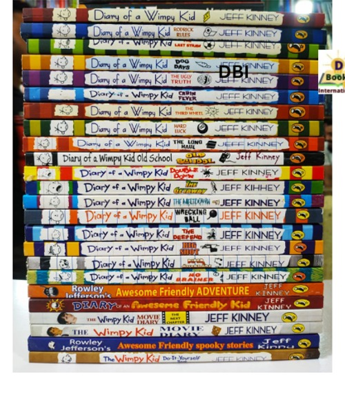 Diary of a Wimpy Kid 24 Book Set by Jeff Kinney. 