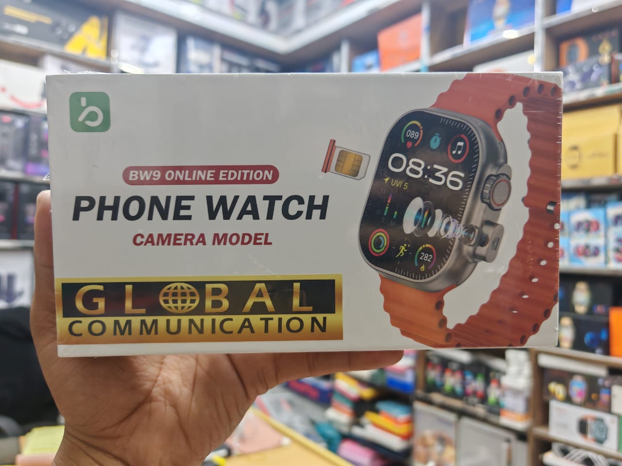 BW9 4G SIM Card Smartwatch Video Calling, Camera, Google, Opera mini, Facebook and Others BW9-4G. 