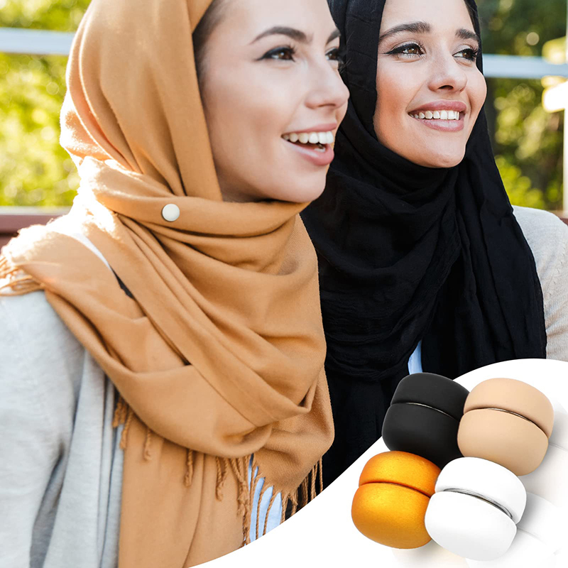 Strong Magnetic Hijab Pins No Snag, Multi-Use, Professional Pinless Design. 