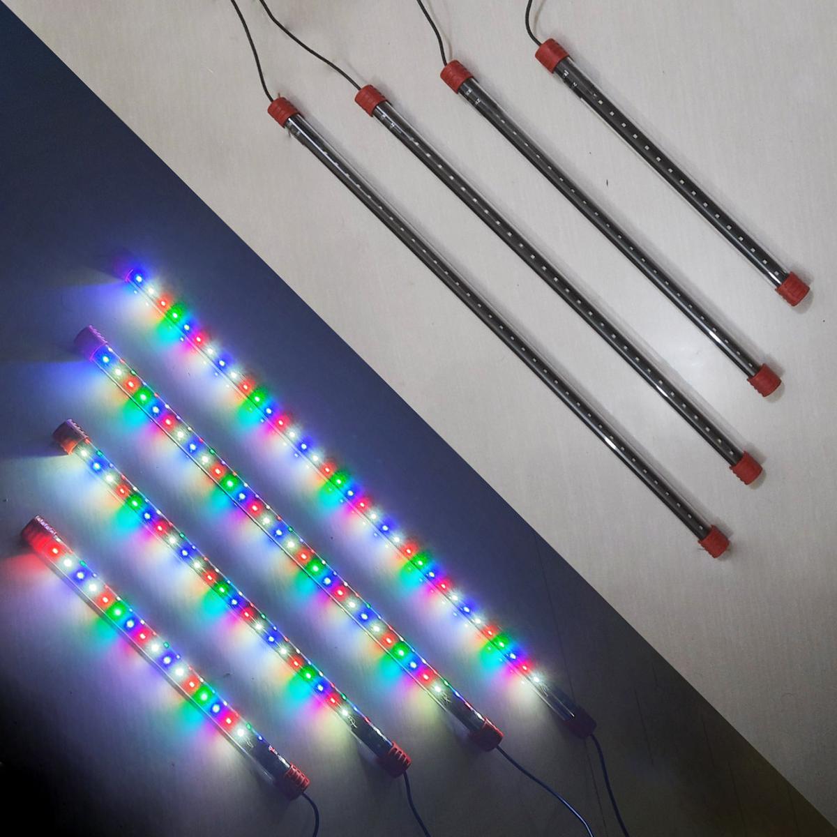 RS Submersible Aquarium LED Light (12 inch To 24 Inch) - 4 Variations - Multicolor Underwater Lights For Both Freshwater and Seawater Tanks