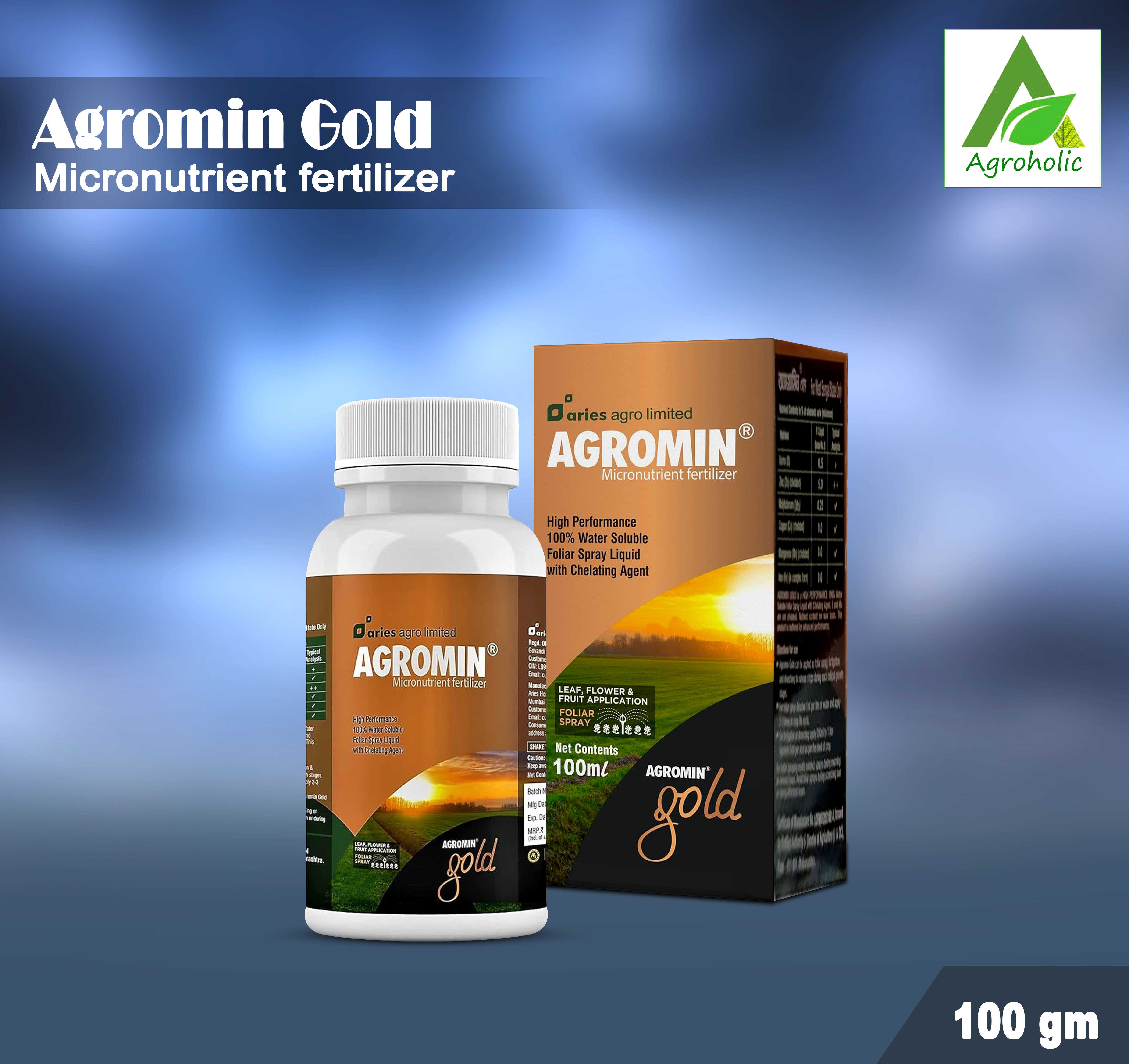 Agromin Gold (Micronutrient Fertilizer)  - 100 ml