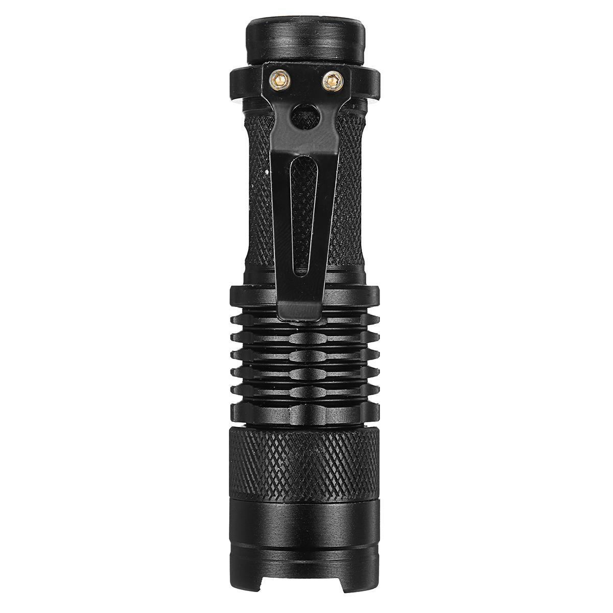 Zoom 10000 LM Q5 + COB LED Mini Flashlight 14500 4 Modes Pocket Torch Lantern. 