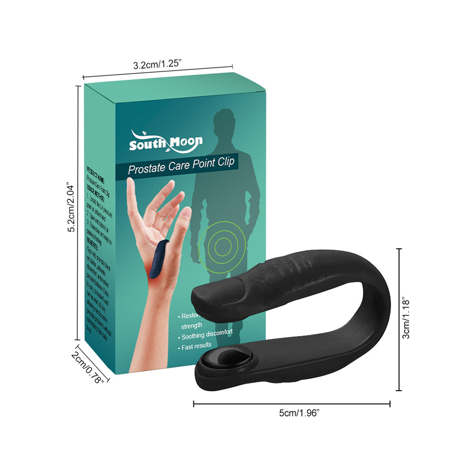 Prostate Care Massage Clip Long-Lasting and Reusable Clips for Men Boys Husband Boyfriend. 