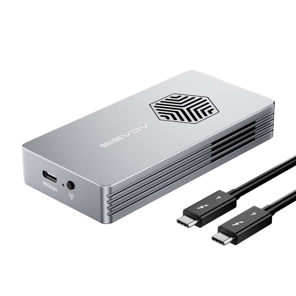 Acasis 40Gbps M.2 NVMe SSD Enclosure with Cooling Fan