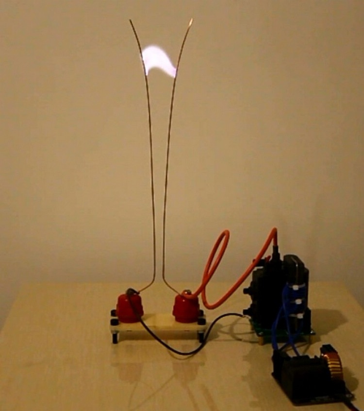 【Mary DAI Store】Voltage Arc Jacob Ladder Experiment DIY Experiment Kit Tesla coil physical toy ZVS 24V 200W Power Supply. 