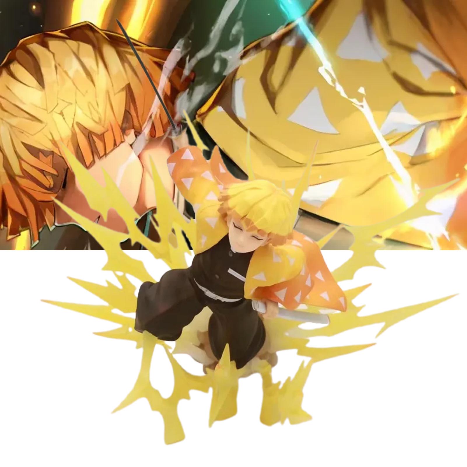Figure Exquisite Demon Slayer ZERO Agatsuma Zenitsu Breath of Thunder Figurine Doll. 