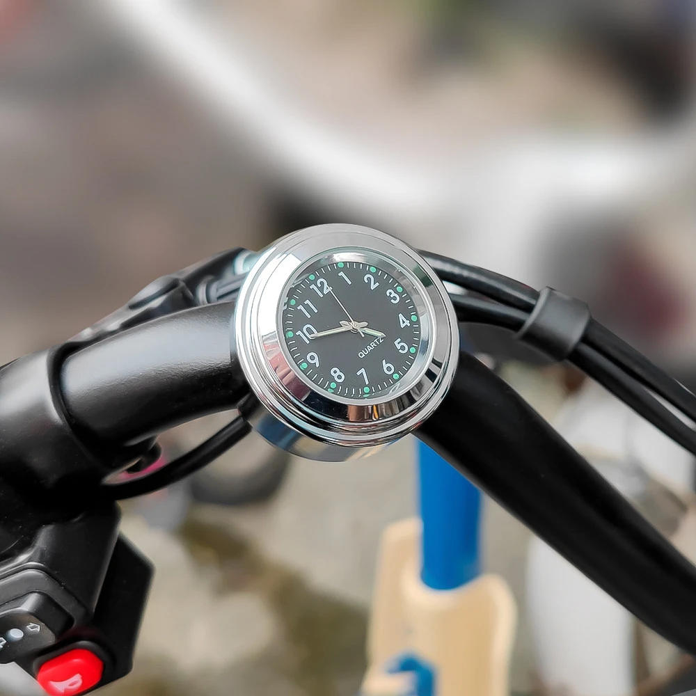 Popular】 Universal Fit Motorcycle Clock High Visibility