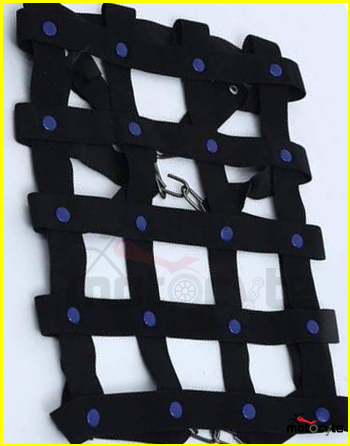 Motorcycle Seat Net with good elastic quality 1 piece 4 Hook Random Color Selection. 