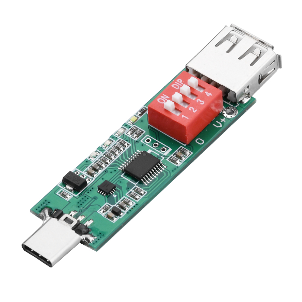 USB Type-C PD Decoy Trigger Board PD2.0 3.0 QC 2.0 3.0 Motherboard Power Supply Voltage Tester DC 5V 9V 12V 15V 20V Fast Charge. 