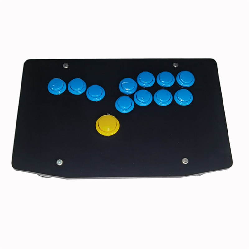 DIY Controller Full Button Arcade Fighting Stick Game Controller Style Joystick for //PC/SWITCH/Android, B Parts Accessories. 