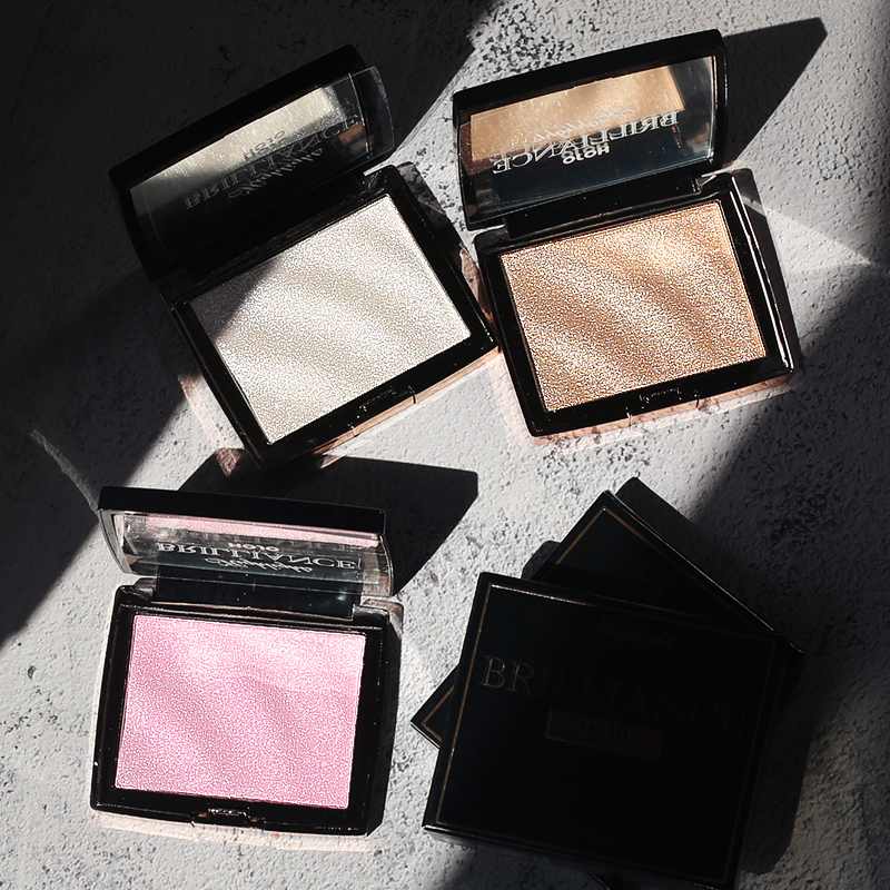 New HOJO Highlighter Makeup Shimmer Powder Highlighter Palette Base Illuminator Highlight Face Contour Golden Bronzer. 
