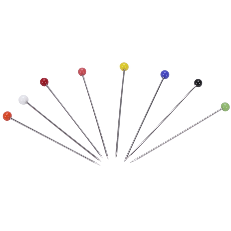250 Pieces Sewing Pins Ball Gl Head Pins Straight Quilting Pins For Dressmaker Jewelry Decoration(null).. 