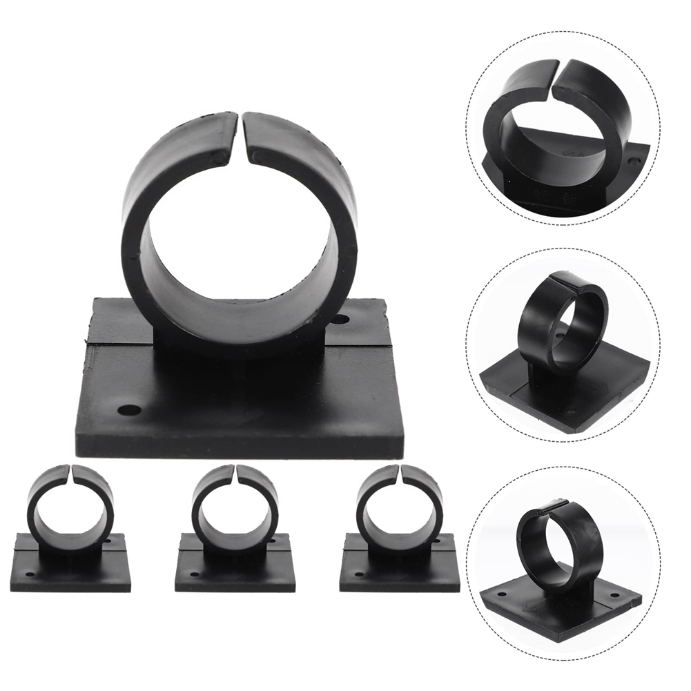 4Pcs Desk Microphone Hook Microphone Holder Microphone Bracket Clip Mic Shelf Universal Microphone Clip Holder Durable Easy Install Easy to Use