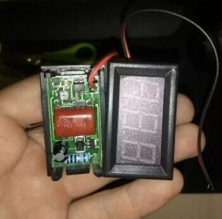 Ac 70-500 V 0.56 Led Dagital Voltmeter Voltage Display 2 Wire 0.56 Inch Voltage Meters Electrical Instruments 3 Bit Red Led Tube. 