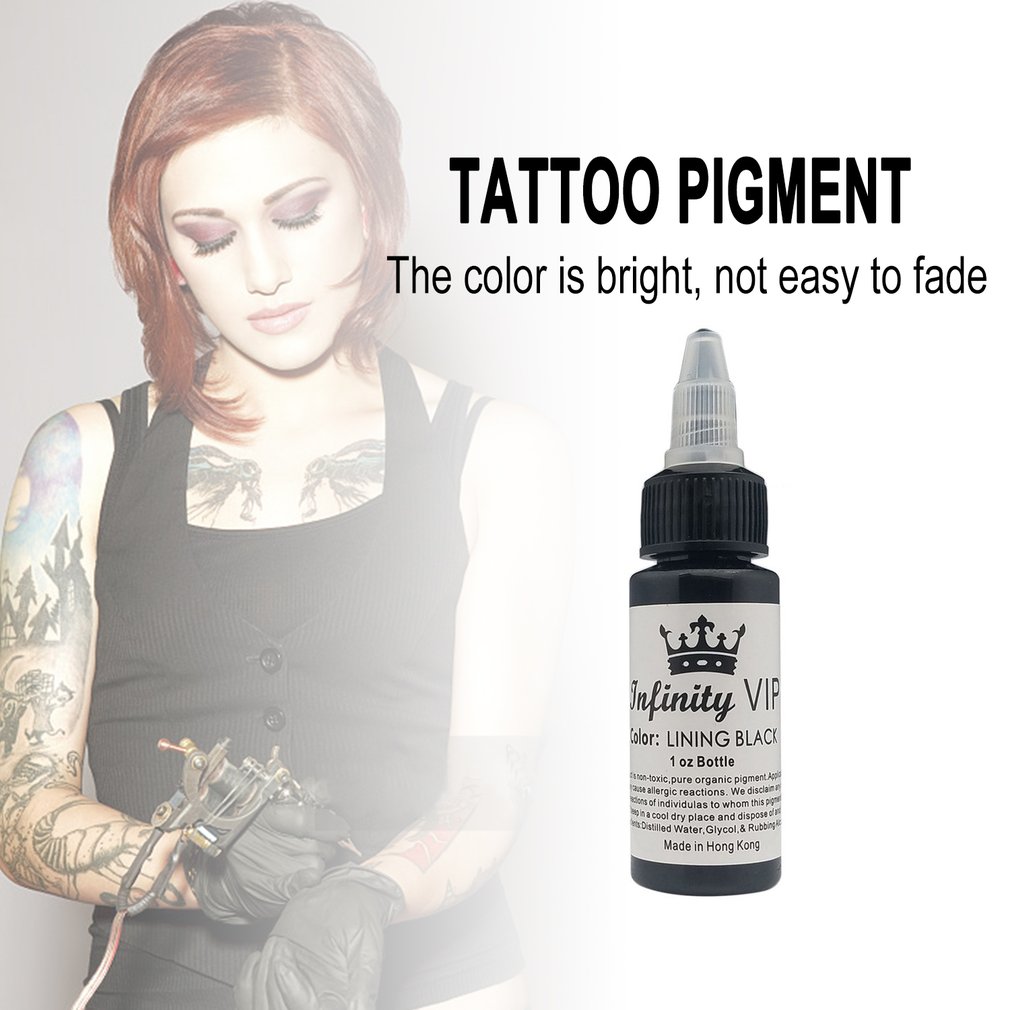 Natural Pure Plant Tattoo Pigment Permanent Makeup Tattoo Ink Pigment Supplies Black. 