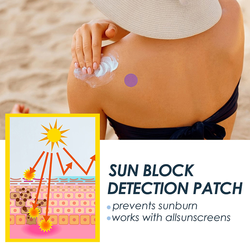 24pcs Uv Detecting Patches Uv Test Stickers Uv Stickers Sunscreen Effect Test Sticker Sun Protection Reminder Safe Sunscre Creek. 