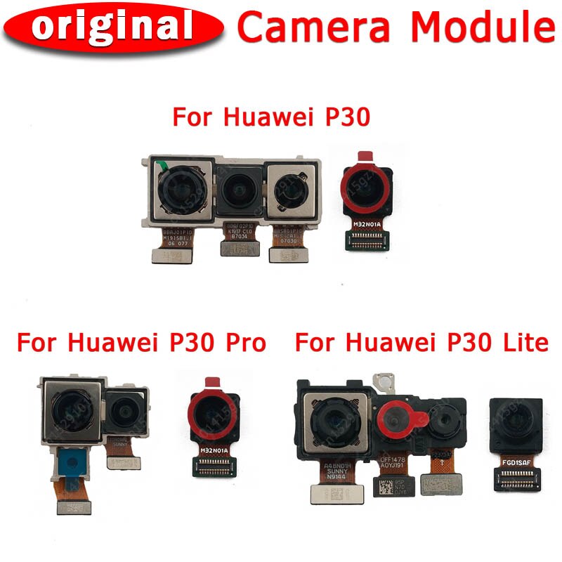 For Front Rear Back Camera For Huawei P30 Lite Pro P30Lite P30Pro Main Facing Camera Module Flex Replacement Spare Parts. 