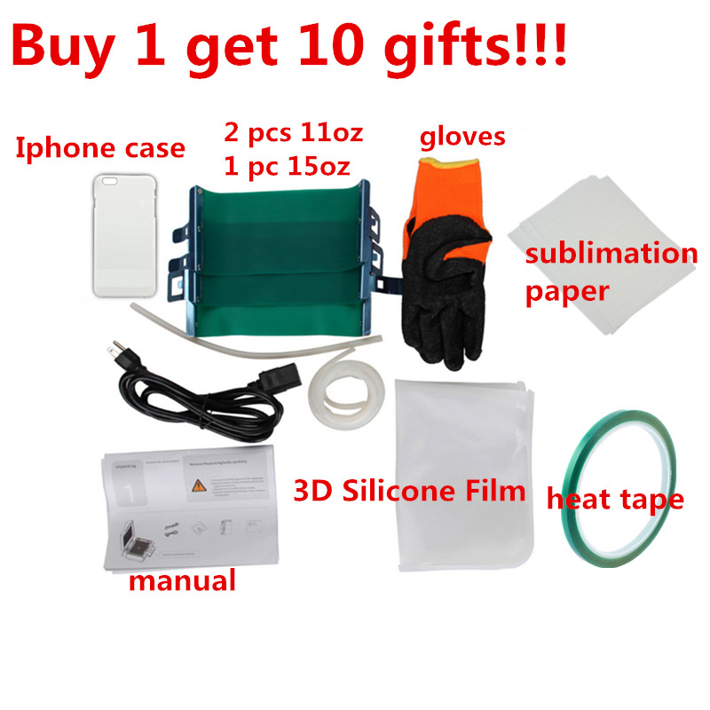 ST-3042 3D Vacuum Press Machine Heat Press Printer 3D Sublimation Heat Press Machine for Cases Mugs Plates Glasses. 