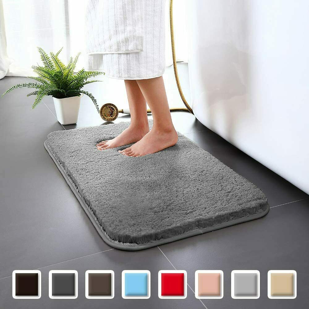 11 Best Bath Mats 2022 HGTV | Blue Bath Mat, 50cmx66cm Bathroom Mat Rug ...