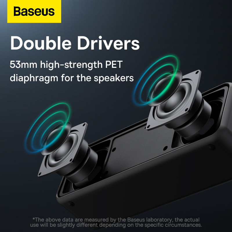 New Portable Wireless Bluetooth Speaker 20W Bass Boost EQ Mode IPX6 Waterproof Bluetooth 5.0 Speakers, Support TF-card AUX. 