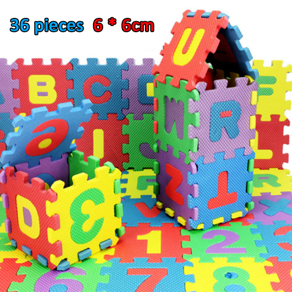 Educational foam mate number puzzle Foam Floor Mat