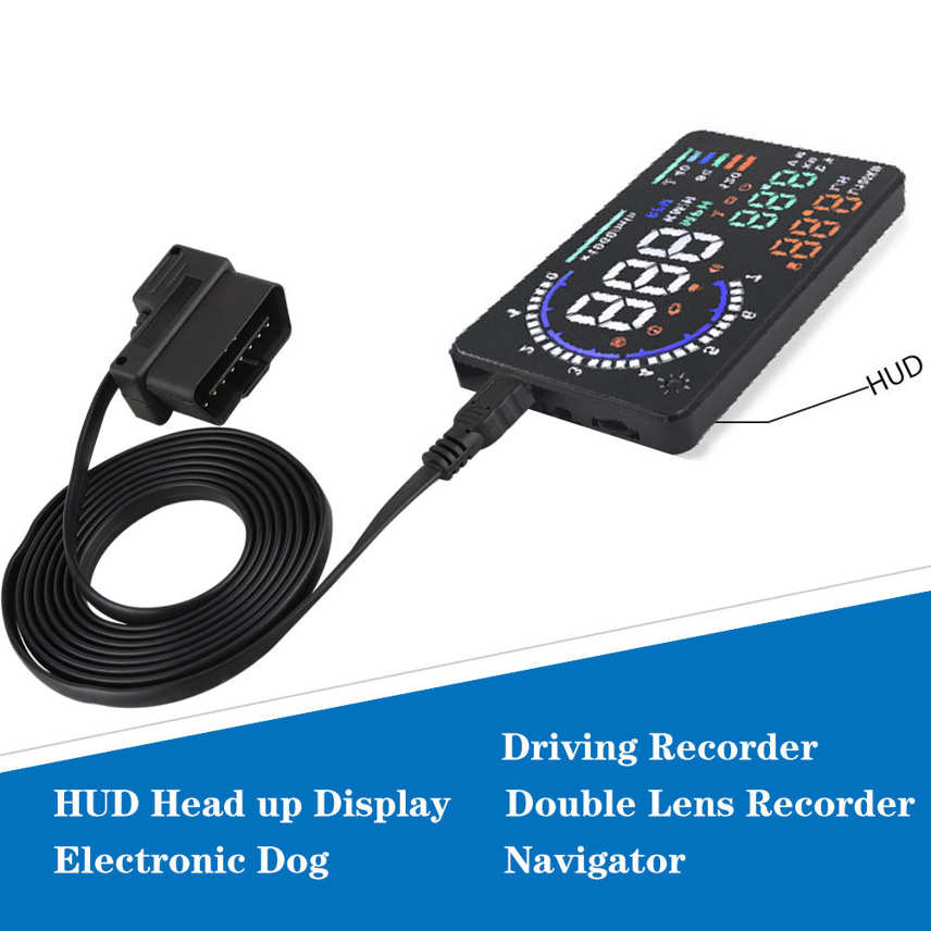 16-pin OBD-II USB cable OBD2 diagnostic extension adapter with overcurrent protection overvoltage and short circuit compatible. 