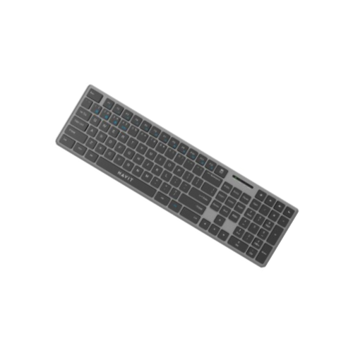 Havit KB235WB Dual Mode Wireless gray keyboard. 