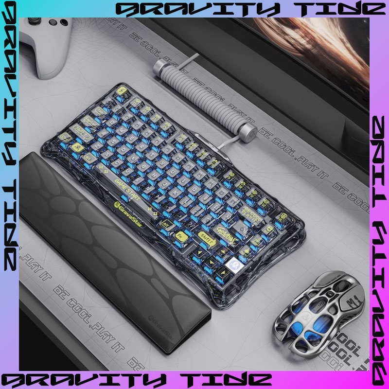 Gravastar Breakingcocoon 79keys Mechanical Keyboard Wireless 75% Configuration Customized Bluetooth Wired Gaming Hot Swappable