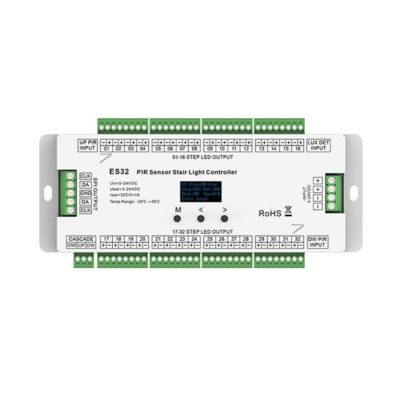 32CH ES32 PIR Sensor Stair Light Controller. 