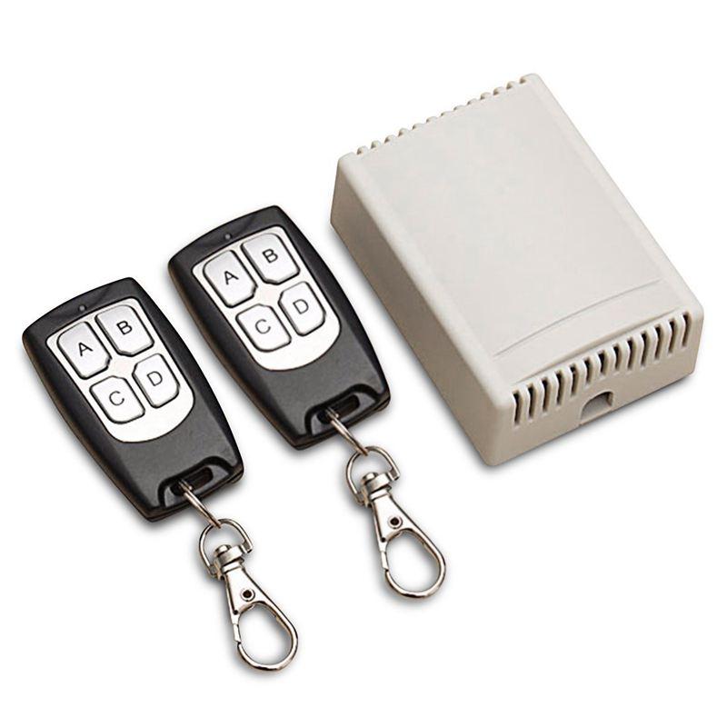 12V 4CH Channel 433Mhz Wireless Remote Control Switch Integrated Circuit With 2 Transmitter DIY Replace Parts Tool Kits. 