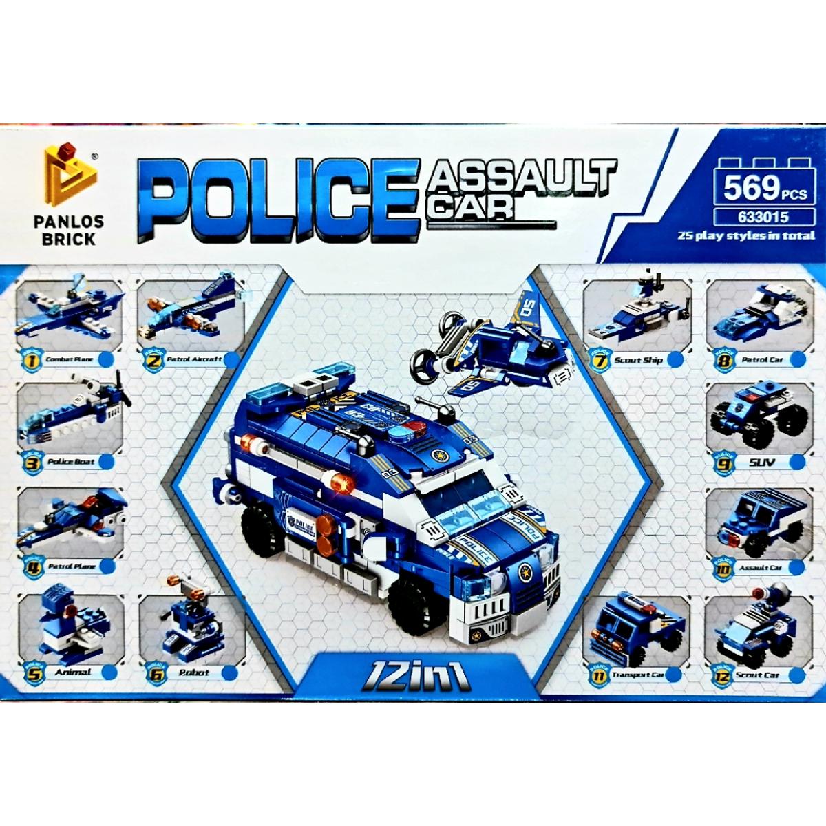 poulice car 569 pieces 12 in 1(null)