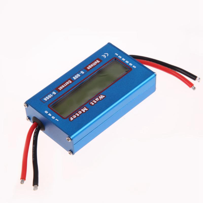 Digital Wattmeter Watt Meter Power Meter DC 60V 100A Balance Voltage power source Checker. 