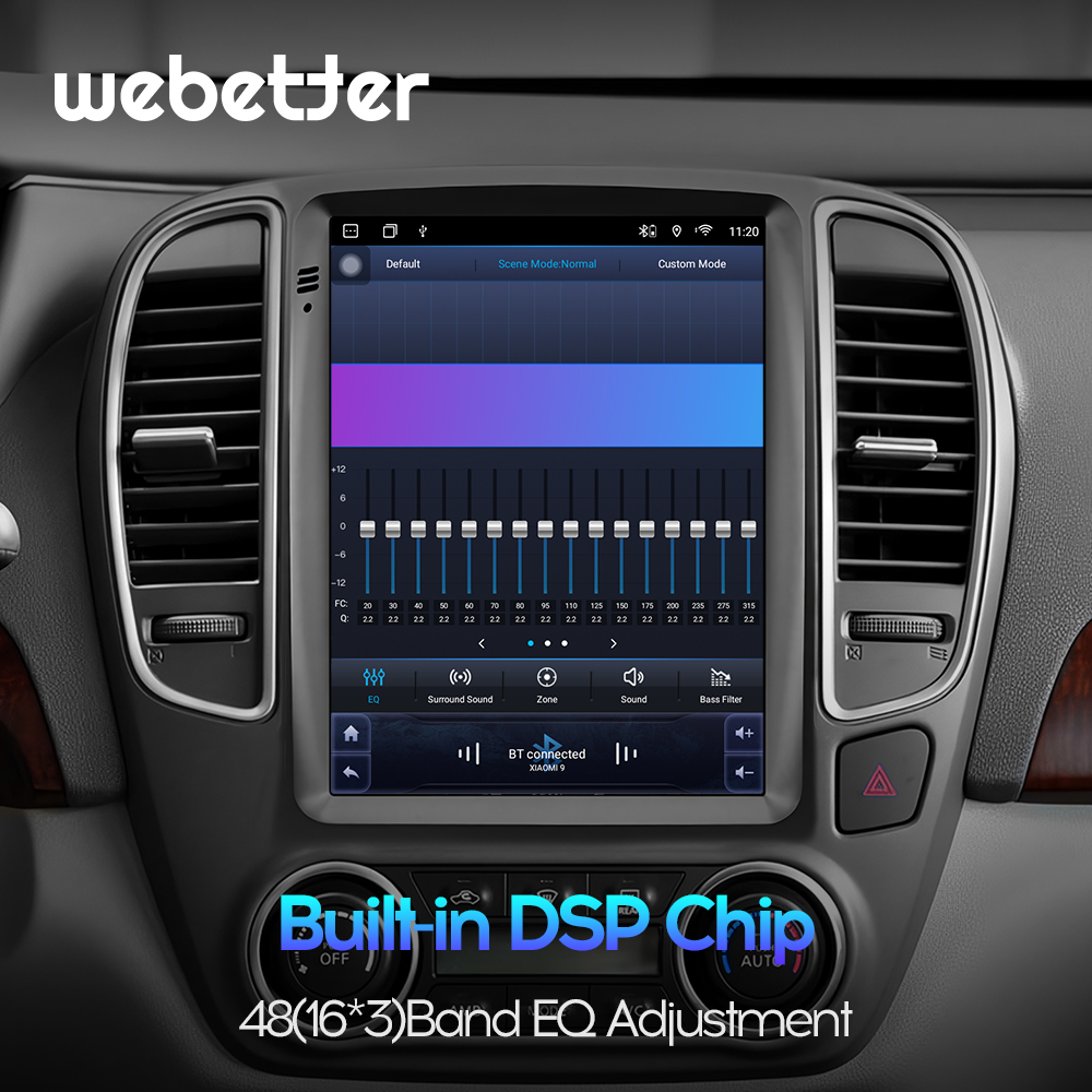 WeBetter TopNavi Android 8Core IPS 9.7inch Vertical Full Touch Screen Car Radio Audio Video Stereo Player For Nissan Bluebird Sylphy G11 2005-2012 With 4G CarPlay DSP BT WiFi Rear View Navigation. 