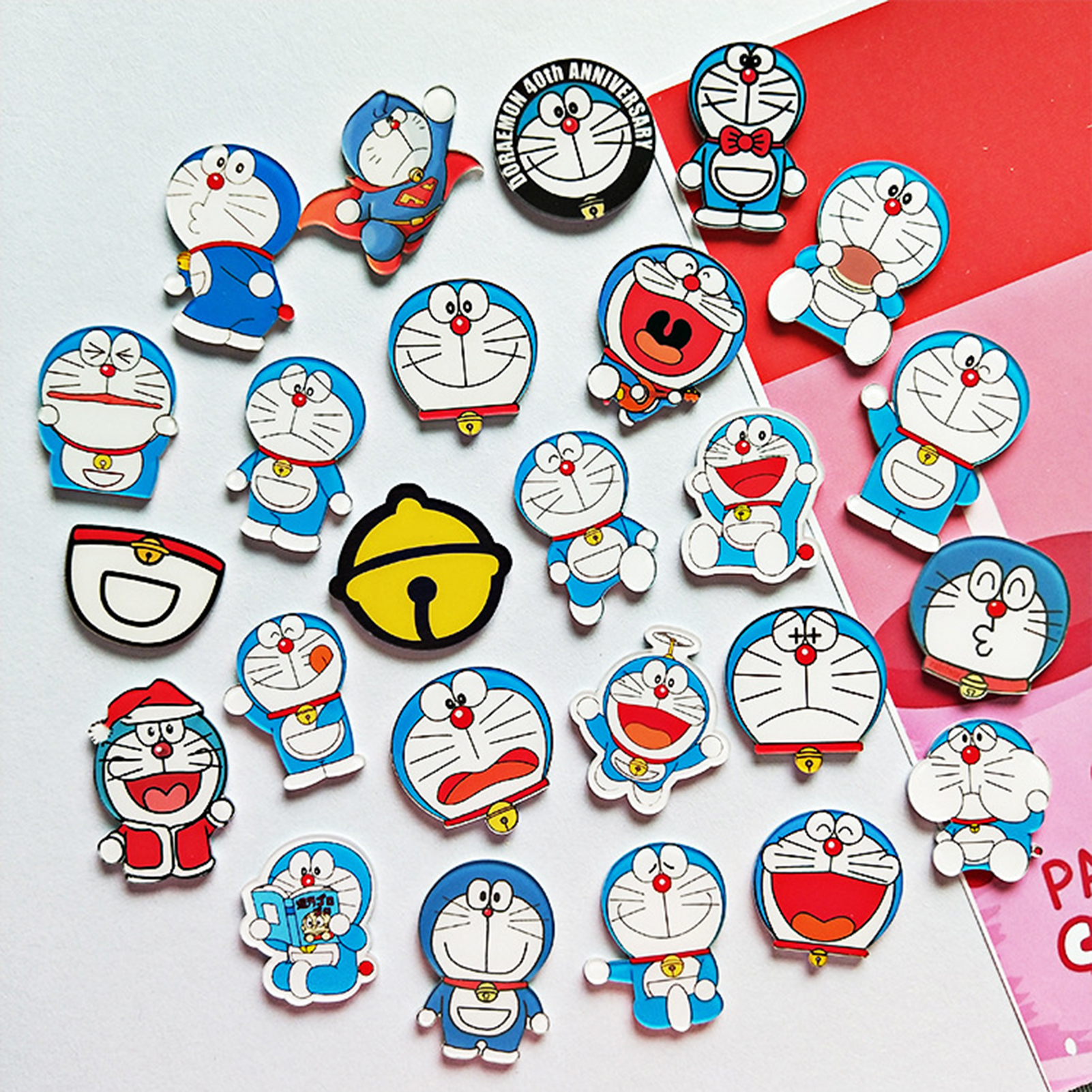 Brooch Badge Cartoon Character Anime Doraemon Character Brooch. 