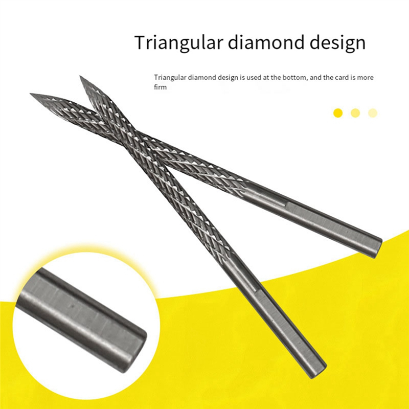 2Pack Tire Bit Multi Sizes Tire Repair Carbide Burr Drill Bit Tire Patches Plug Cutters Wire Cutter Reamer Drill 6mm 8mm Easy Install Easy to Use. 