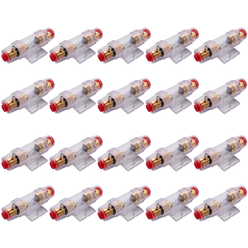 20X Car Stereo 8 Gauge Support Fuse Holder and Fuse 60 Amp Audio Cable
