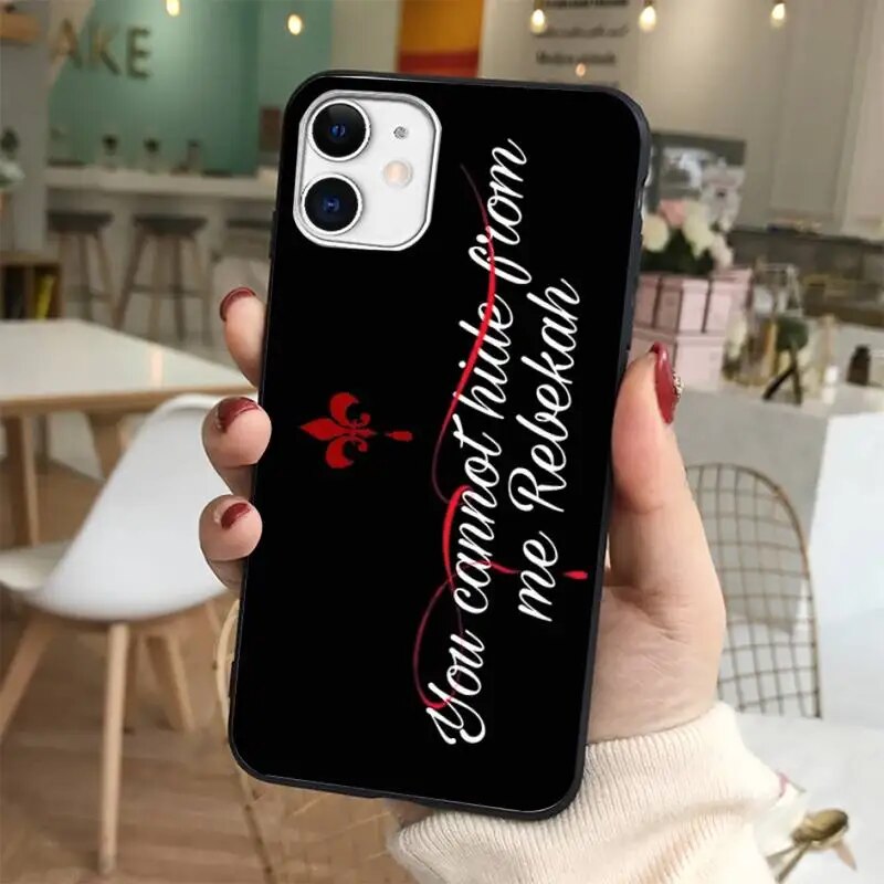 Always and Forever The Vampire Diaries Phone Case for iphone 13 8 7 6 6S Plus X 5S SE 2020 XR 11 12 mini pro XS MAX. 