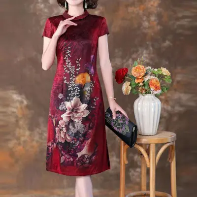 Oriental high outlet neck dress name