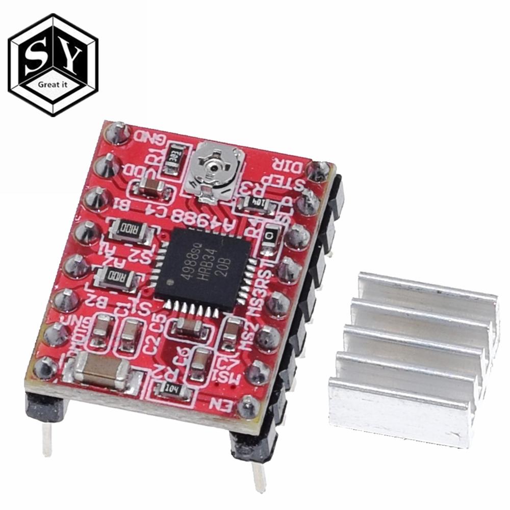 【YIYANGMAOYI111】GREAT IT CNC 3D Parts Reprap pololu A4988 Stepper Motor Driver Module with for ramps 1.4  for arduino