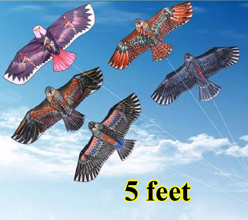 Chil kite multicolor New Design Stylized Eagle 3D hawk bird scarer kite. 