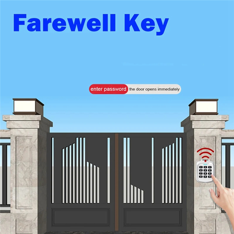 Wireless Keypad Garage Door Remote Control 4 in 1 280-868MHz MultiFrequency Gate Remote Control Garage Door Opener Easy Install. 
