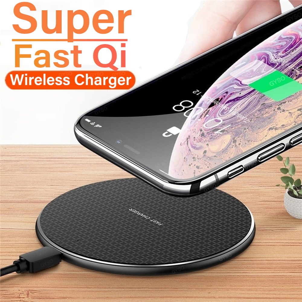 15W Wireless Charger Pad For Samsung S22 S21 S20 Xiaomi Huawei iPhone 11 12 13 14 Pro XS Max 8 Plus Phone Fast Charging Station