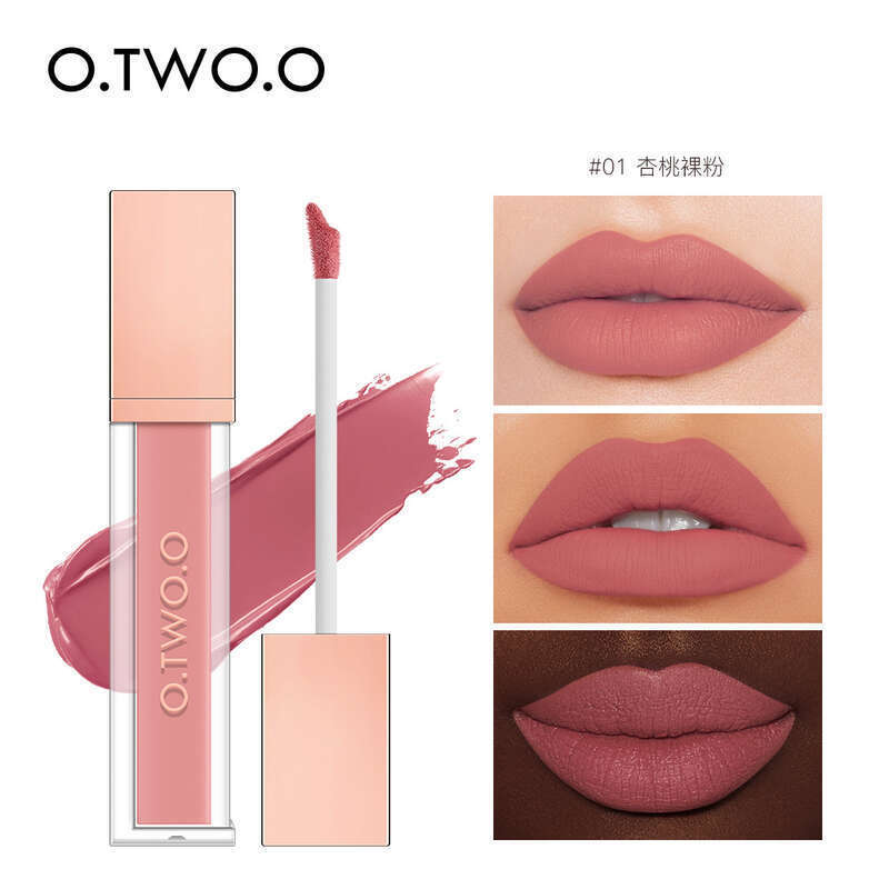 O. TWO O high energy dense fog 18 color non stick cup velvet matte lip gloss lipstick 1017. 