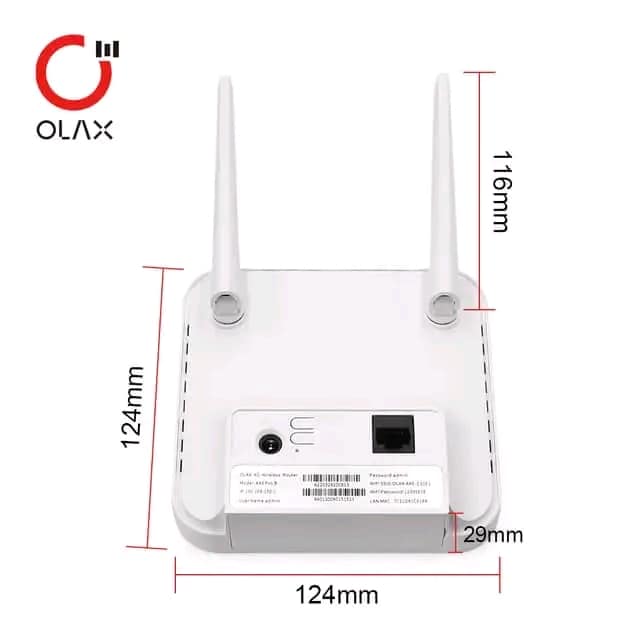 OLAX AX6 PRO 4G Mini CPE WiFi Router 4000mAh. 